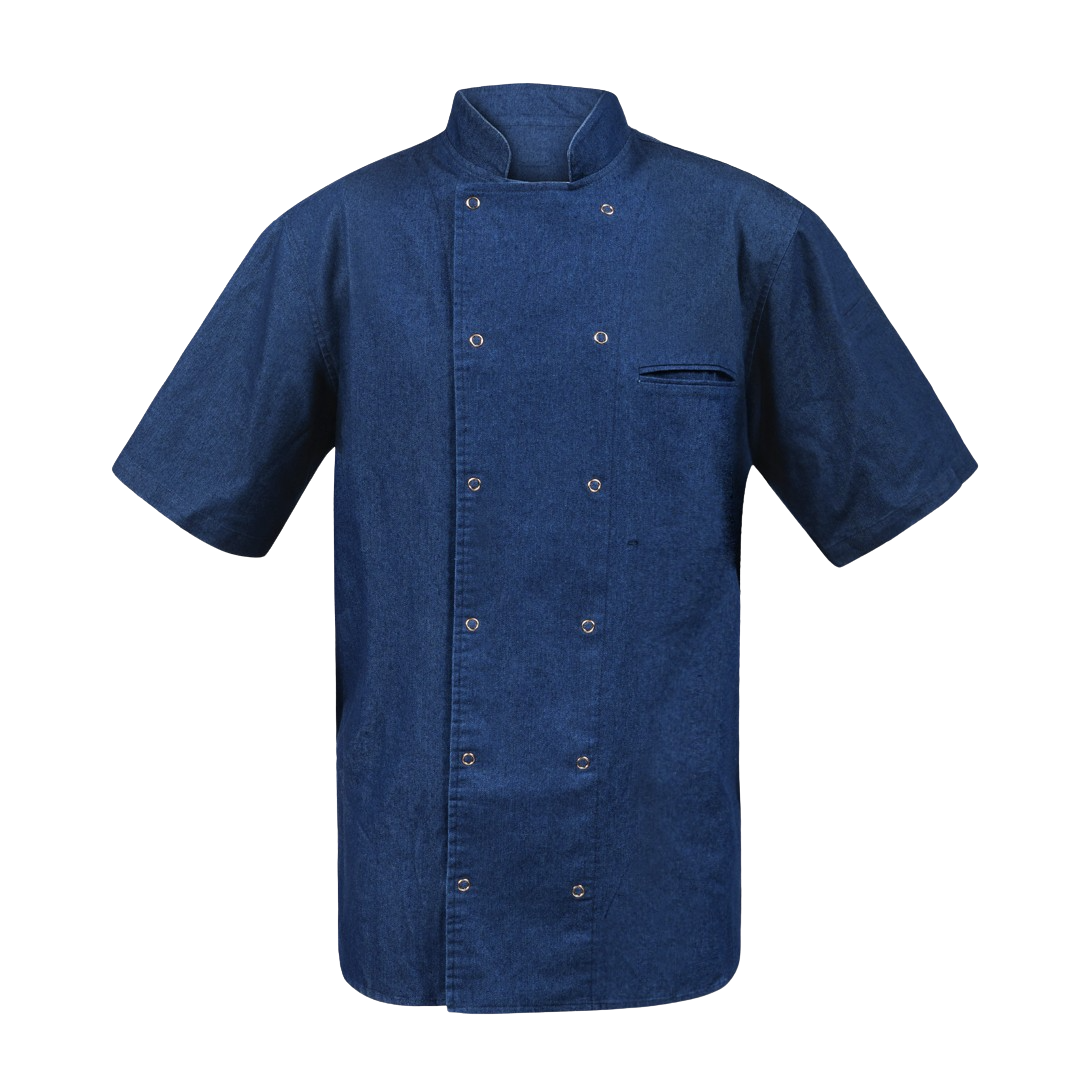 thumbnail image 2 of Personalized Chef Jacket & Hat Set - Custom Embroidered Name Short Sleeve Chef Coat Uniform 2 of 12